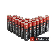 Verbatim Alkaline Battery AAA 24 Pack - Long-Lasting Power for All Your Devices (49504)